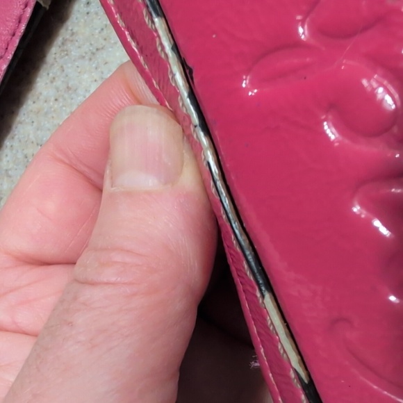 Vintage Coach Pink Canvas And Patent Leather Purse - Picture 12 of 12